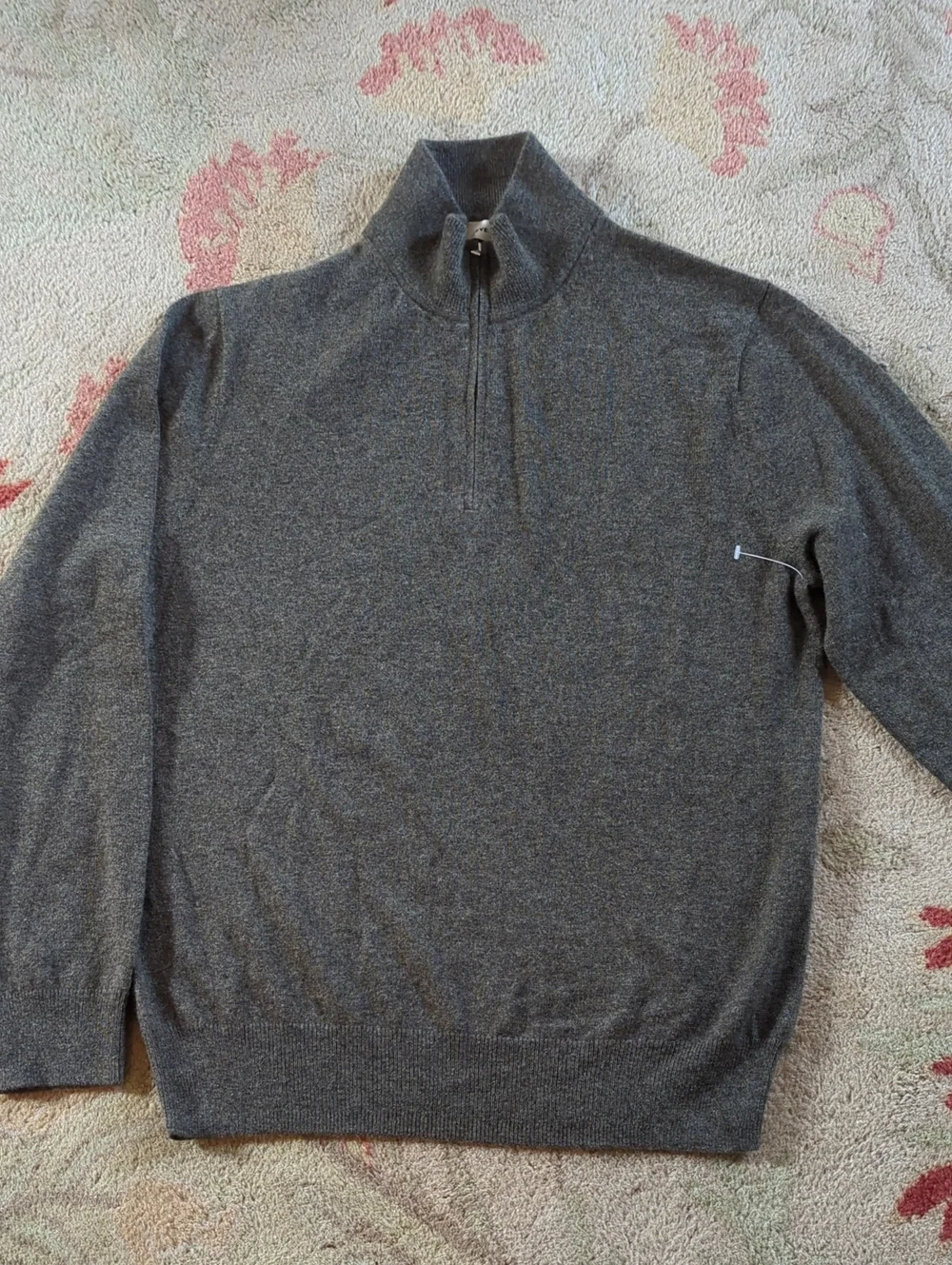 🆕EVERLANE The Cashmere Quarter-Zip Sweater